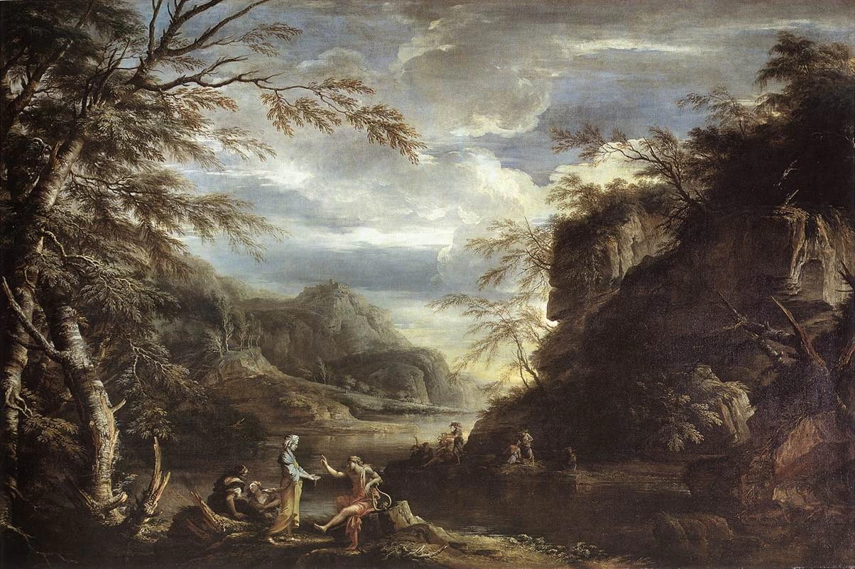 Paesaggio fluviale con Apollo e la Sibilla Cumana - Wallace Collection, London